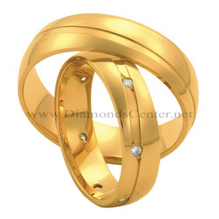 DiamondsCenter pierścionek zaręczynowy złoto diamenty biżuteria złota obrączki ślubne